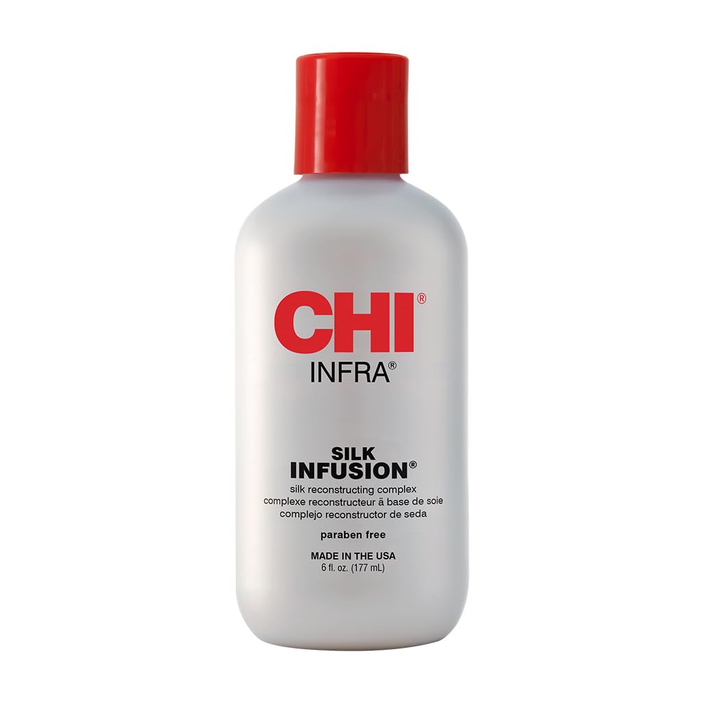 CHI Silk Infusion 177ml – Leave-In Smoothing Serum for Dry & Damaged Hair