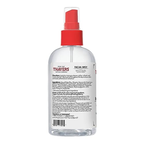 Thayers Natural Remedies Witch Hazel Alcohol Free Toner Facial Mist