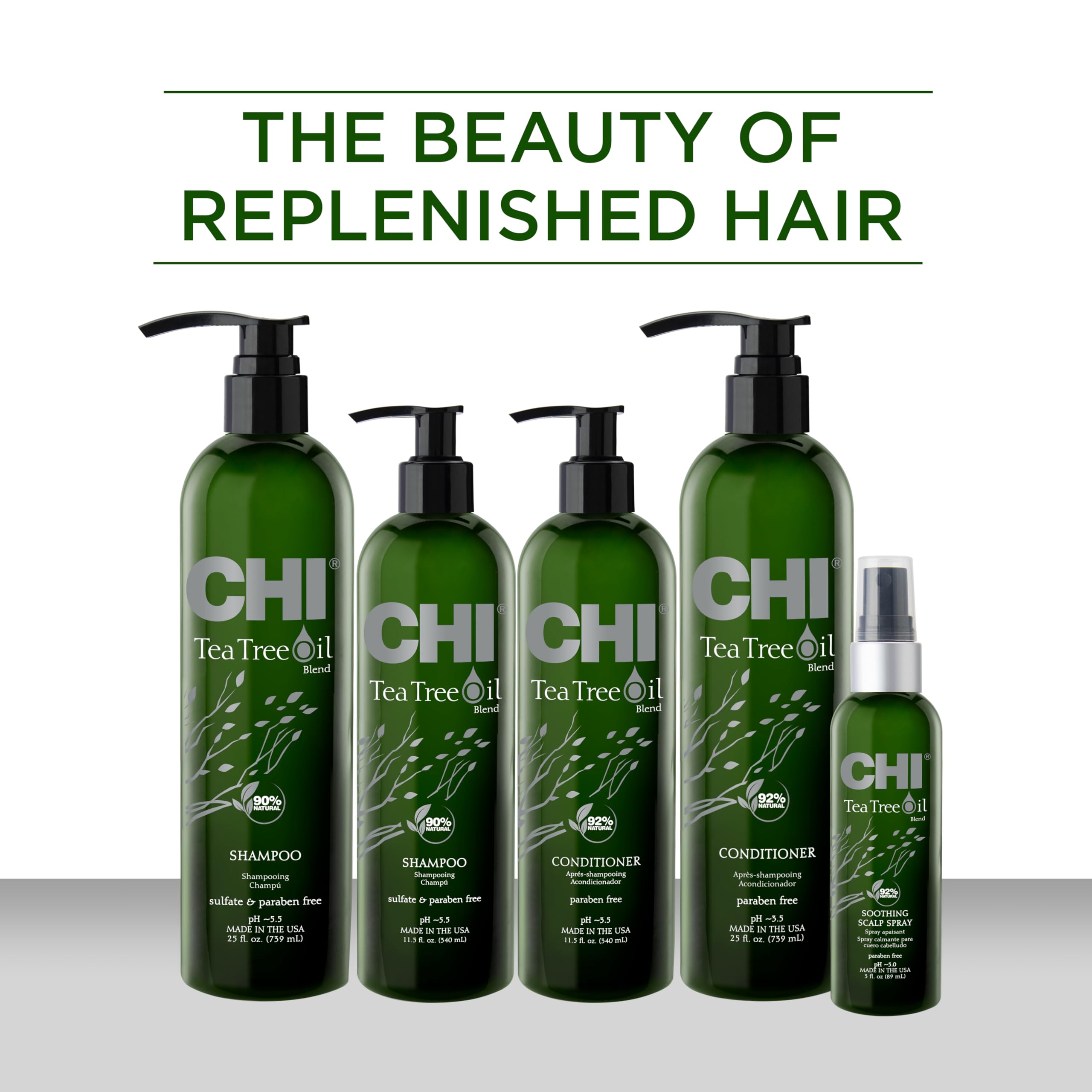 CHI Tea Tree Oil Conditioner 340ml – Refreshing Scalp Care with Peppermint