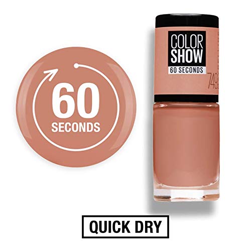 Maybelline Colour Show Nail Polish | Bold Crisp Color | Chip-Resistant | 301 Love This Sweater
