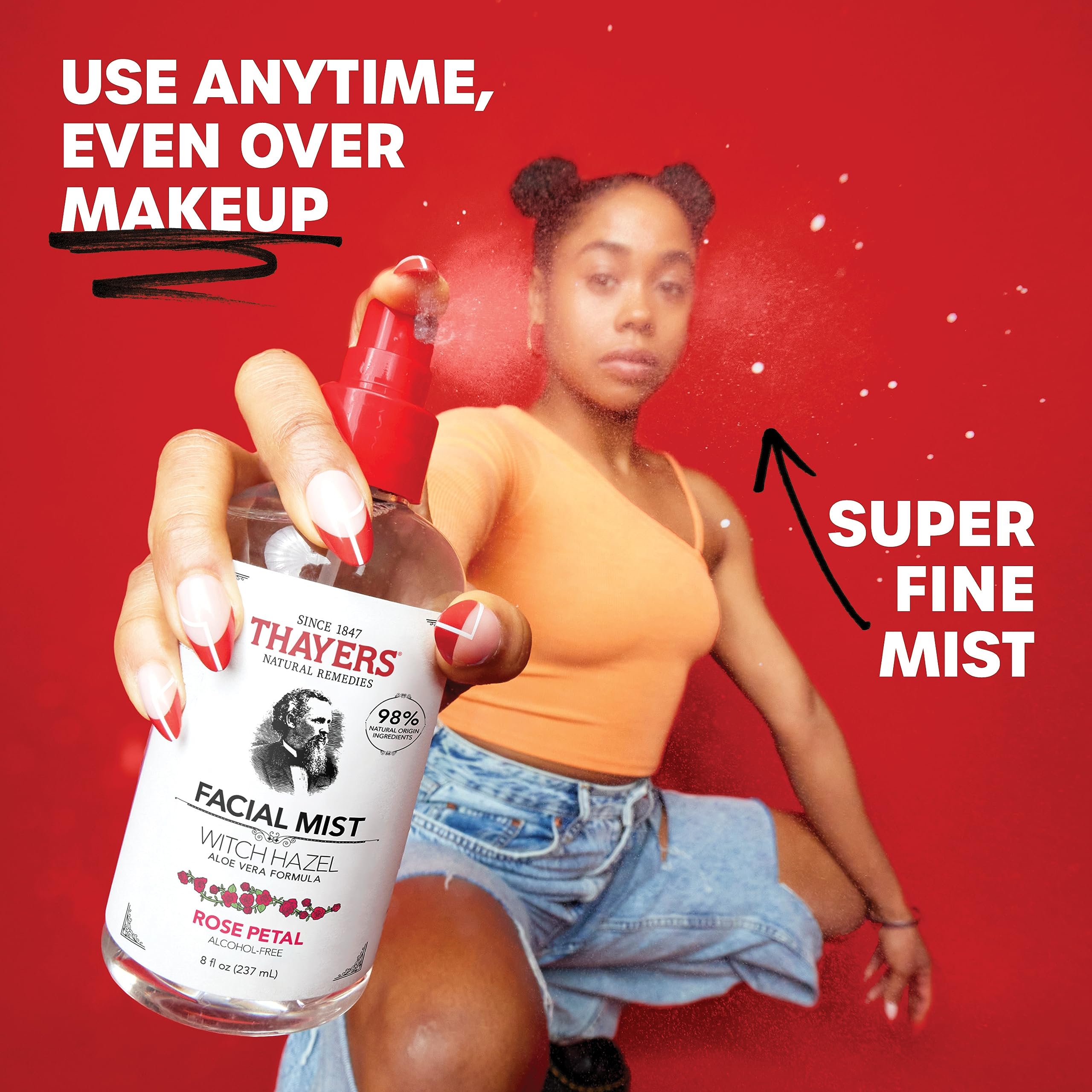 Thayers Natural Remedies Witch Hazel Alcohol Free Toner Facial Mist