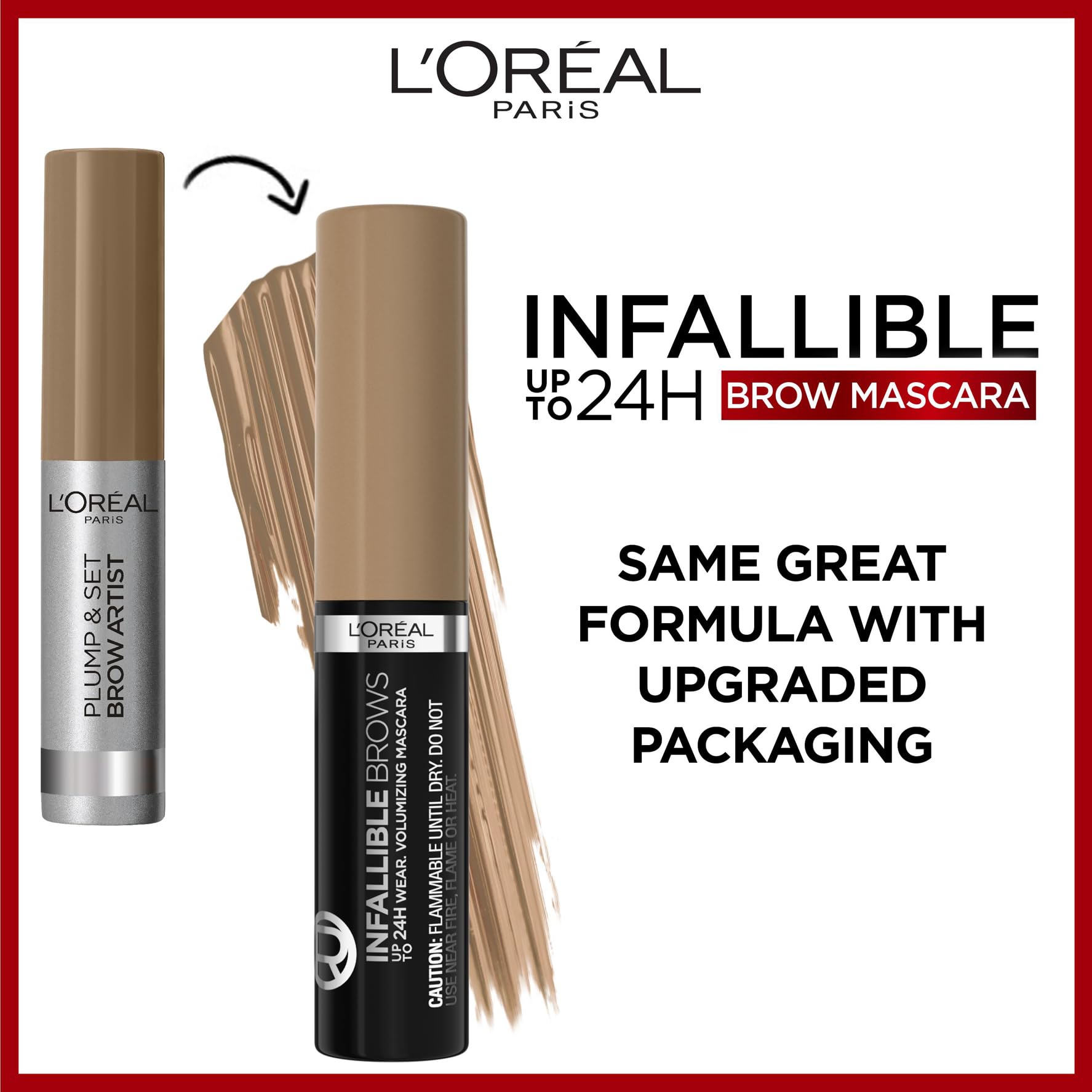 L'Oréal Brow Artist Plump & Set – Volumising Brow Gel – Long-Wear Fibre Formula 5ml