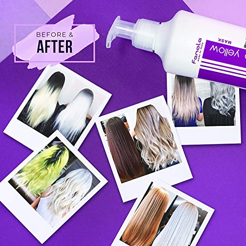 Fanola No YellowFanola No Yellow Mask – Neutralises Brass in Blonde, Grey & Bleached Hair