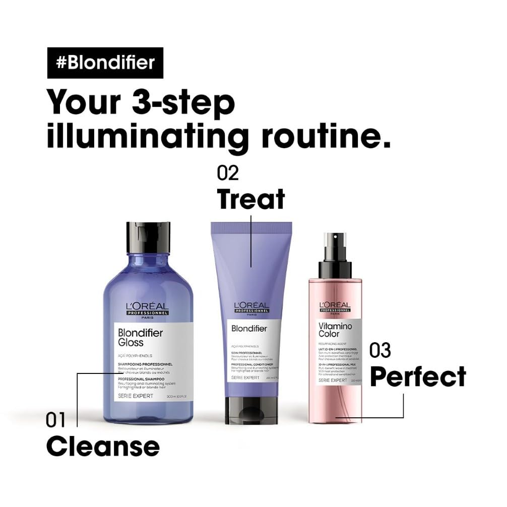 L'Oréal Professionnel Blondifier Conditioner for Blonde & Highlighted Hair - Shine & Softness