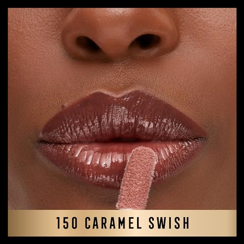 Max Factor 2000 Calorie Lip Glaze in Caramel Swish | Plumping Shine Gloss