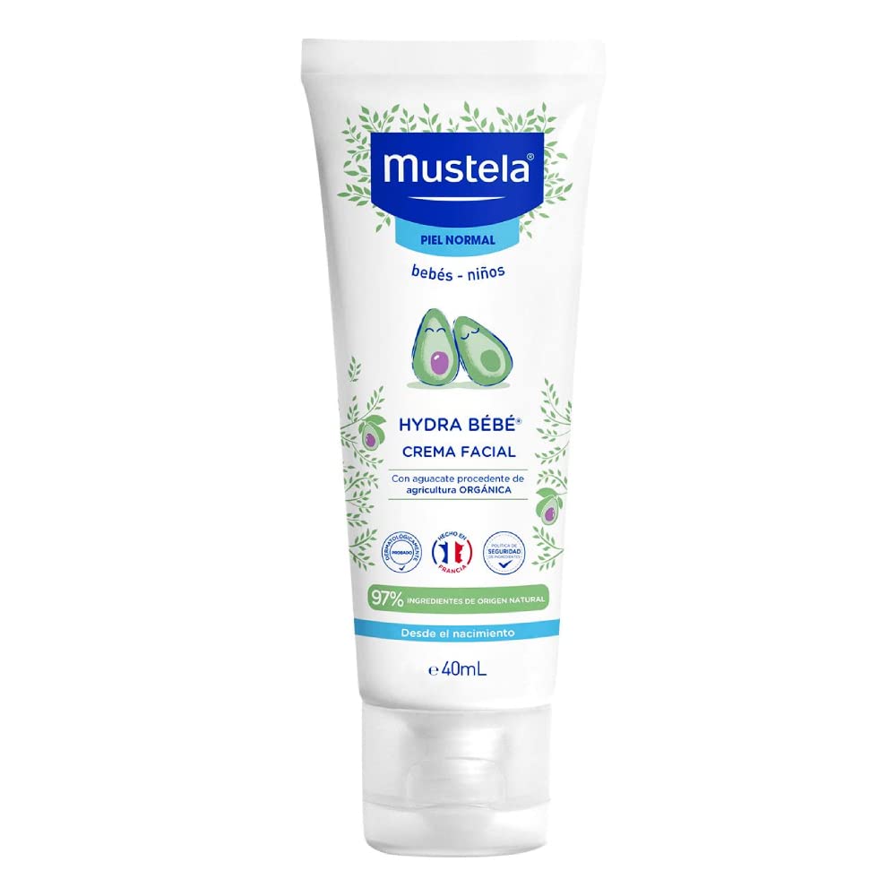 Mustela Hydrating Face Cream for Baby - Gentle Daily Moisturizer, 40ml
