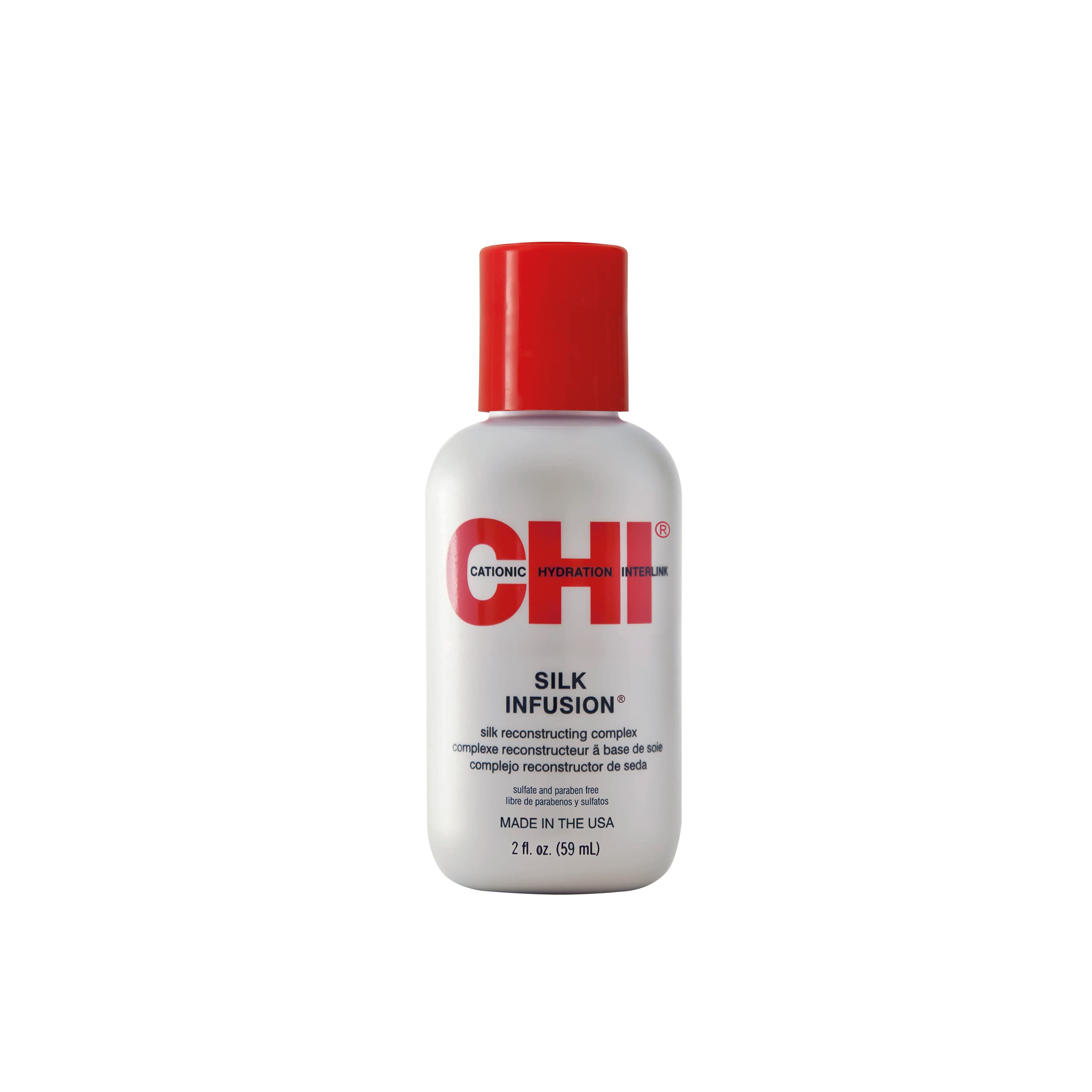 CHI Silk Infusion 177ml – Leave-In Smoothing Serum for Dry & Damaged Hair