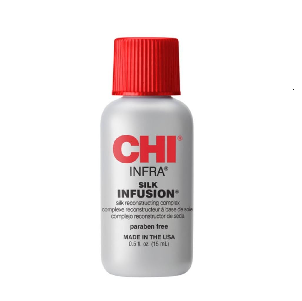 CHI Silk Infusion 177ml – Leave-In Smoothing Serum for Dry & Damaged Hair