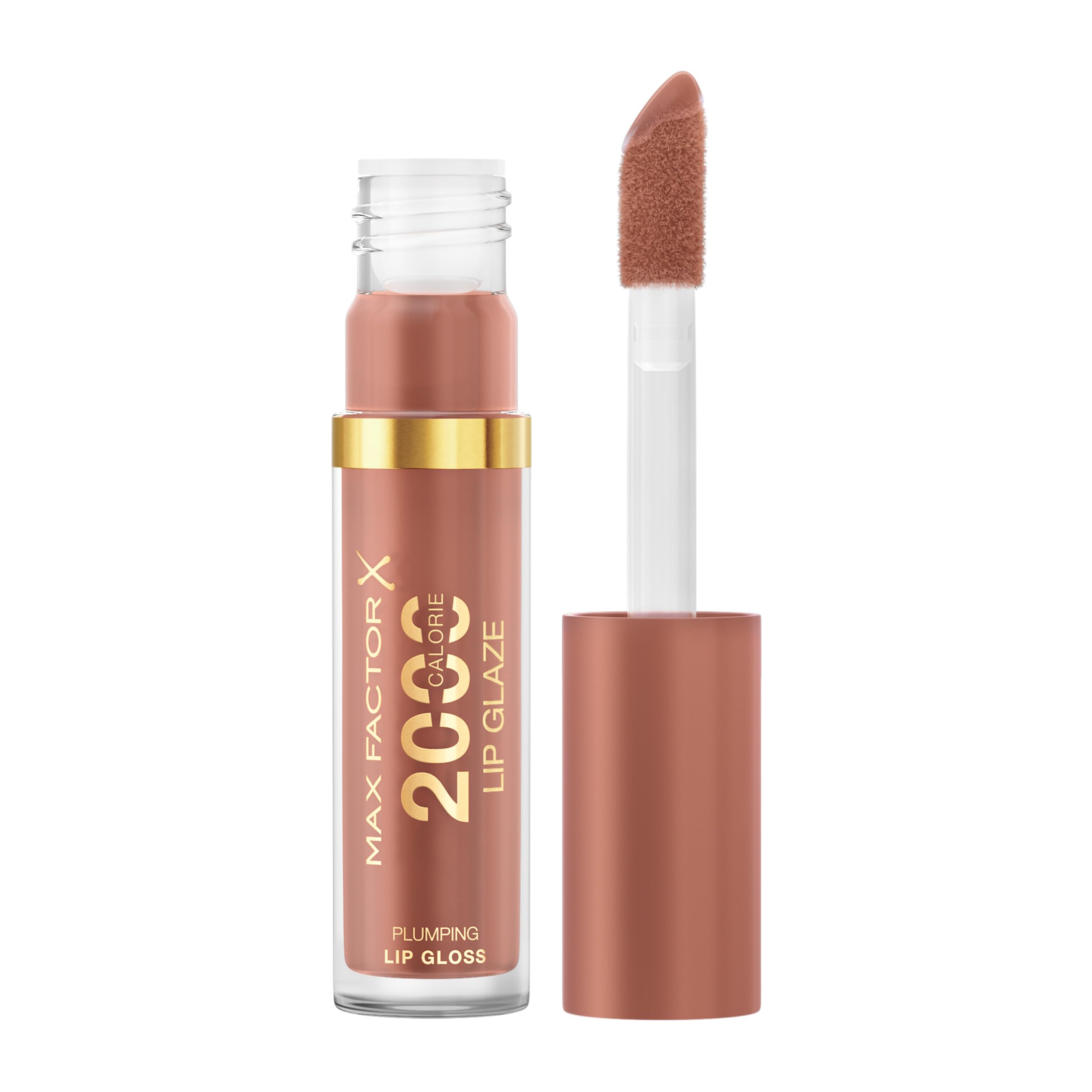 Max Factor 2000 Calorie Lip Glaze in Caramel Swish | Plumping Shine Gloss