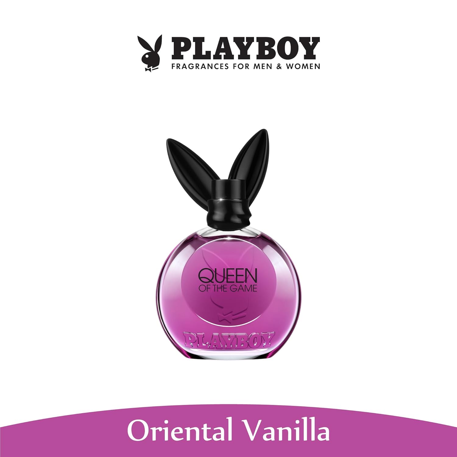 Playboy Queen of the Game Eau de Toilette 60ml – Oriental Vanilla Scent for Women