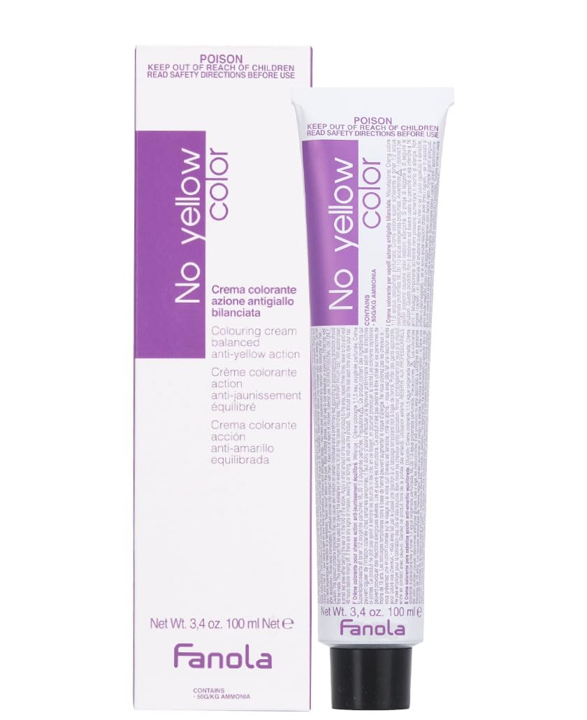 Fanola No Yellow Color 10 ICE Blonde – Platinum ICE Colouring Cream 100ml