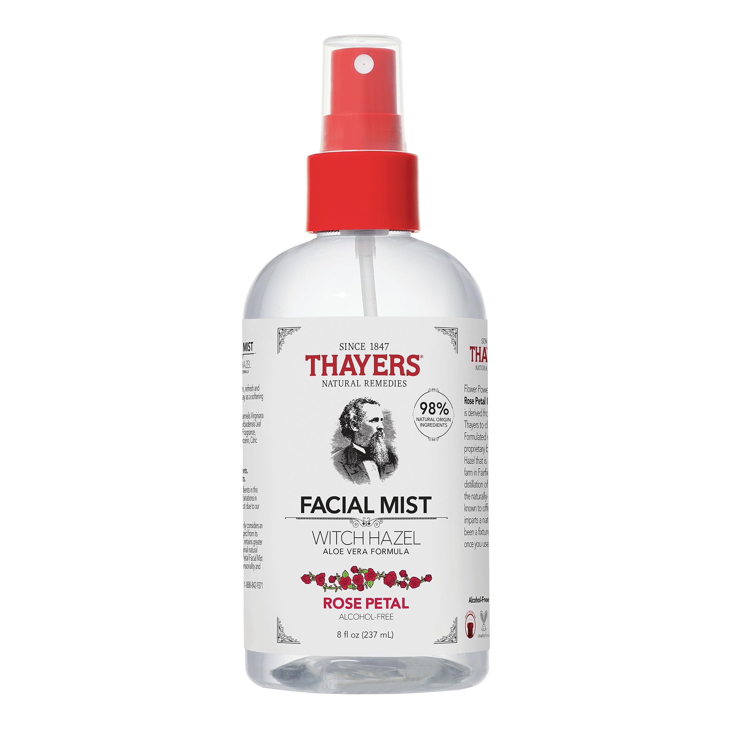 Thayers Natural Remedies Witch Hazel Alcohol Free Toner Facial Mist