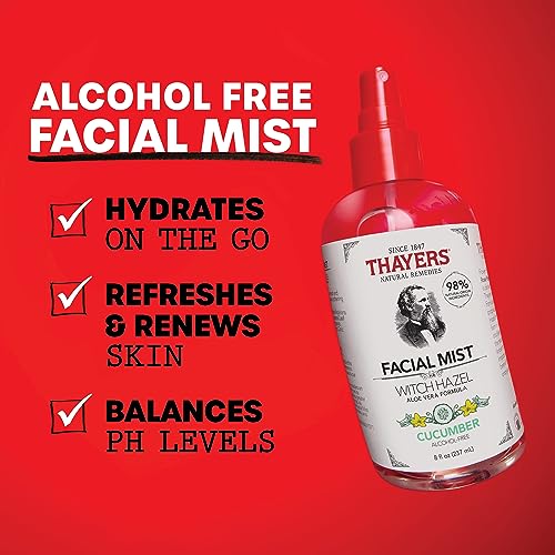Thayers Natural Remedies Witch Hazel Alcohol Free Toner Facial Mist