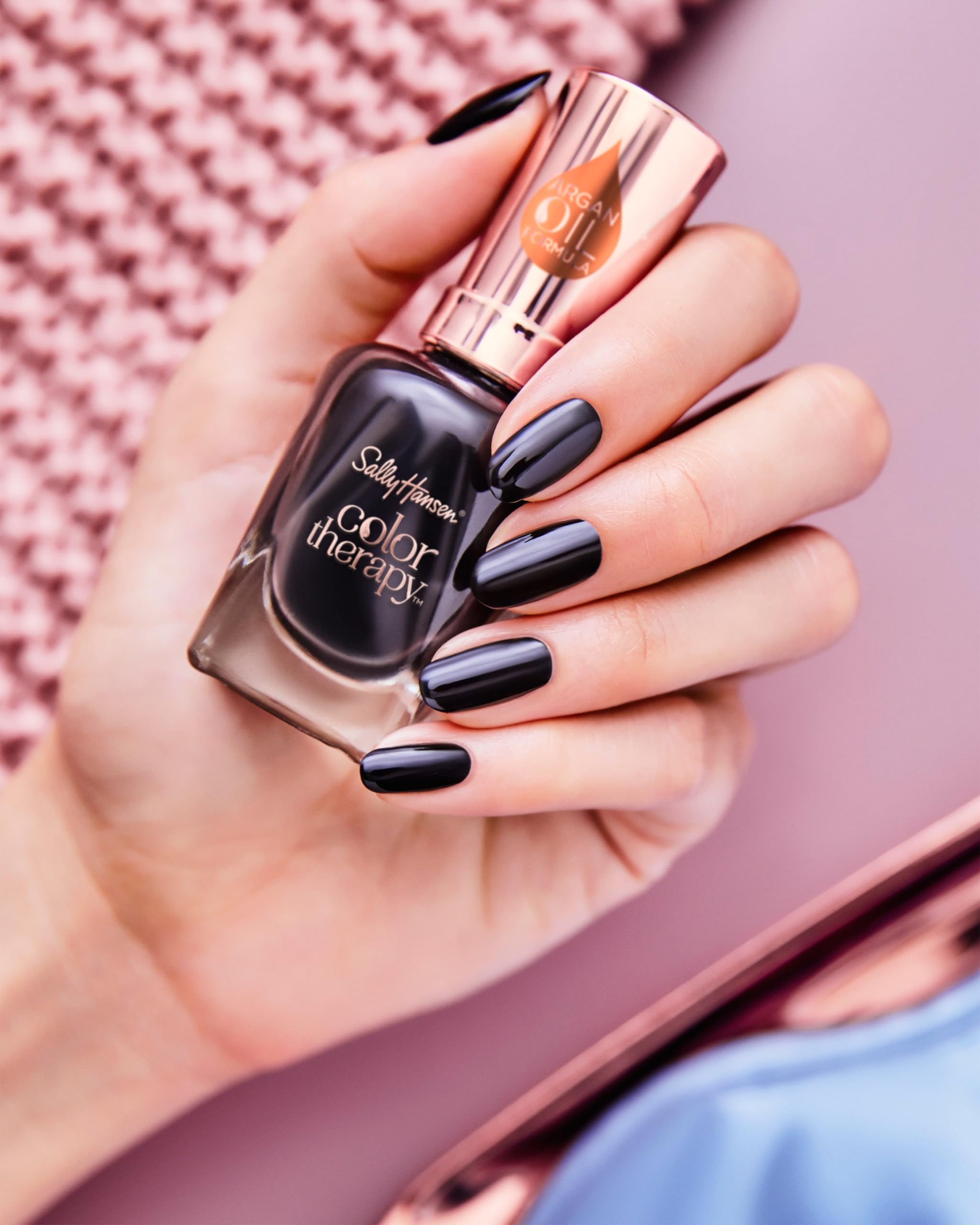 Sally Hansen Colour Therapy Nail Polish with Argan Oil – Un-Wined