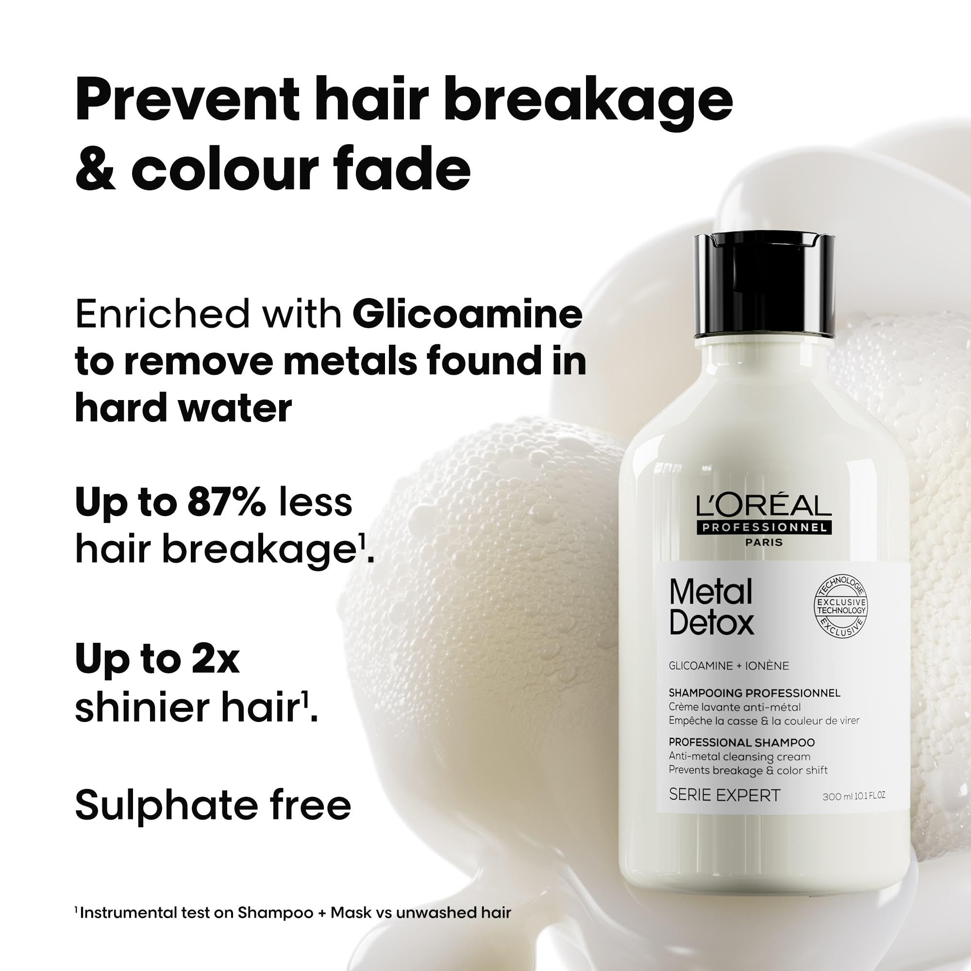 L’Oréal Professionnel Metal Detox Shampoo | Protects Salon Color & Prevents Breakage