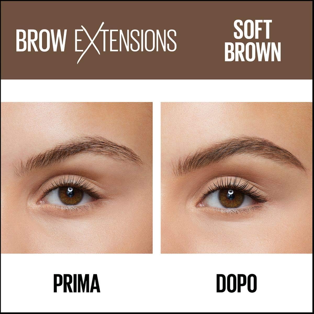Maybelline Eyebrow Pomade Crayon – Fibre Filler for Naturally Thicker Brows