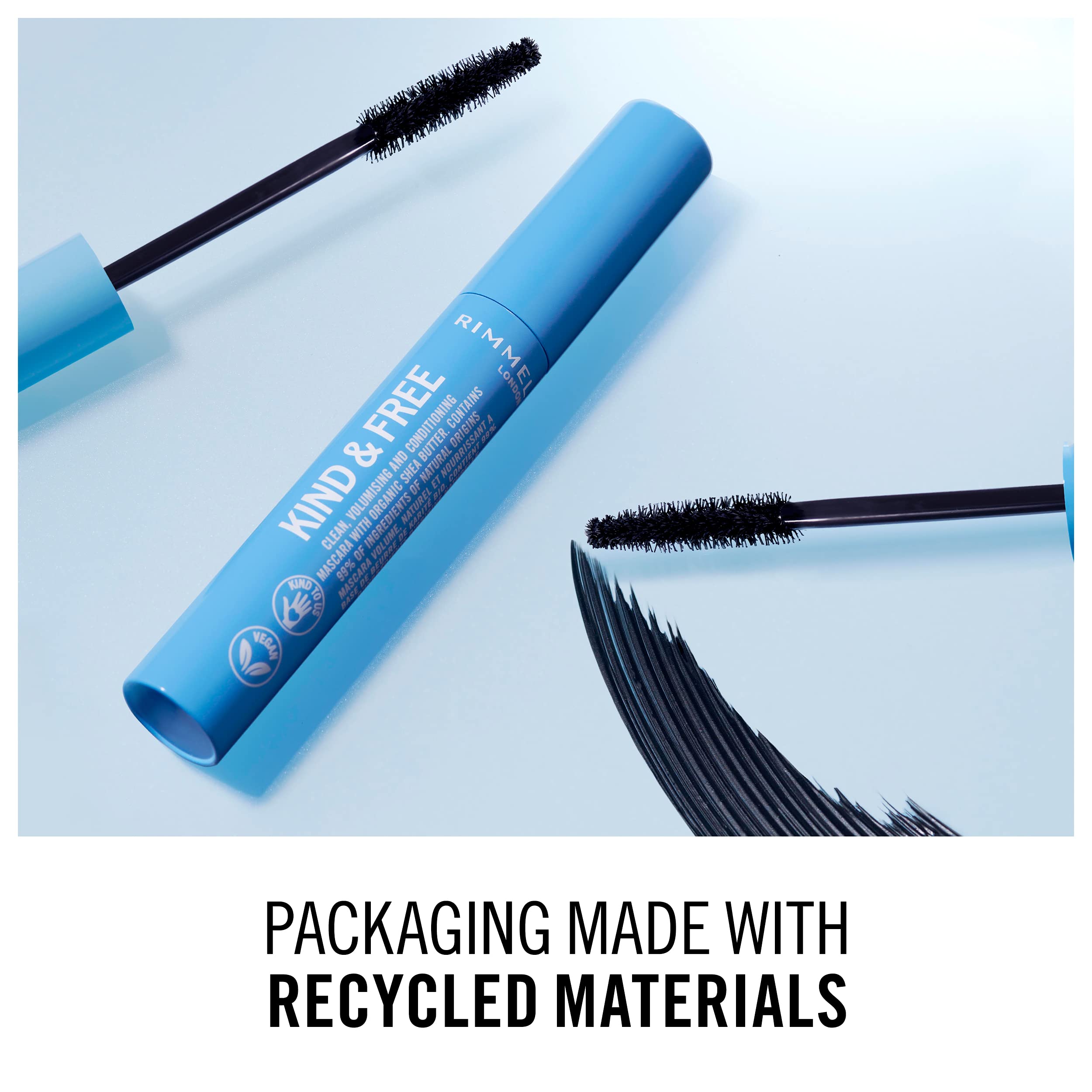 Kind + Free Volume & Length Mascara - Black, Vegan & Clump-Free