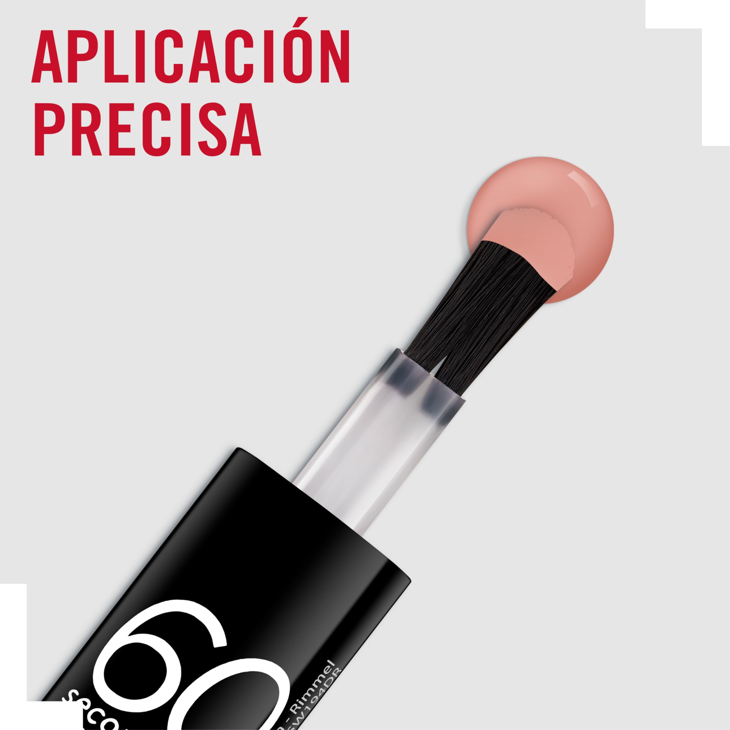 Rimmel 60 Seconds Super Shine Nail Polish - Queen of Tarts | Chip-Resistant, Fast Dry