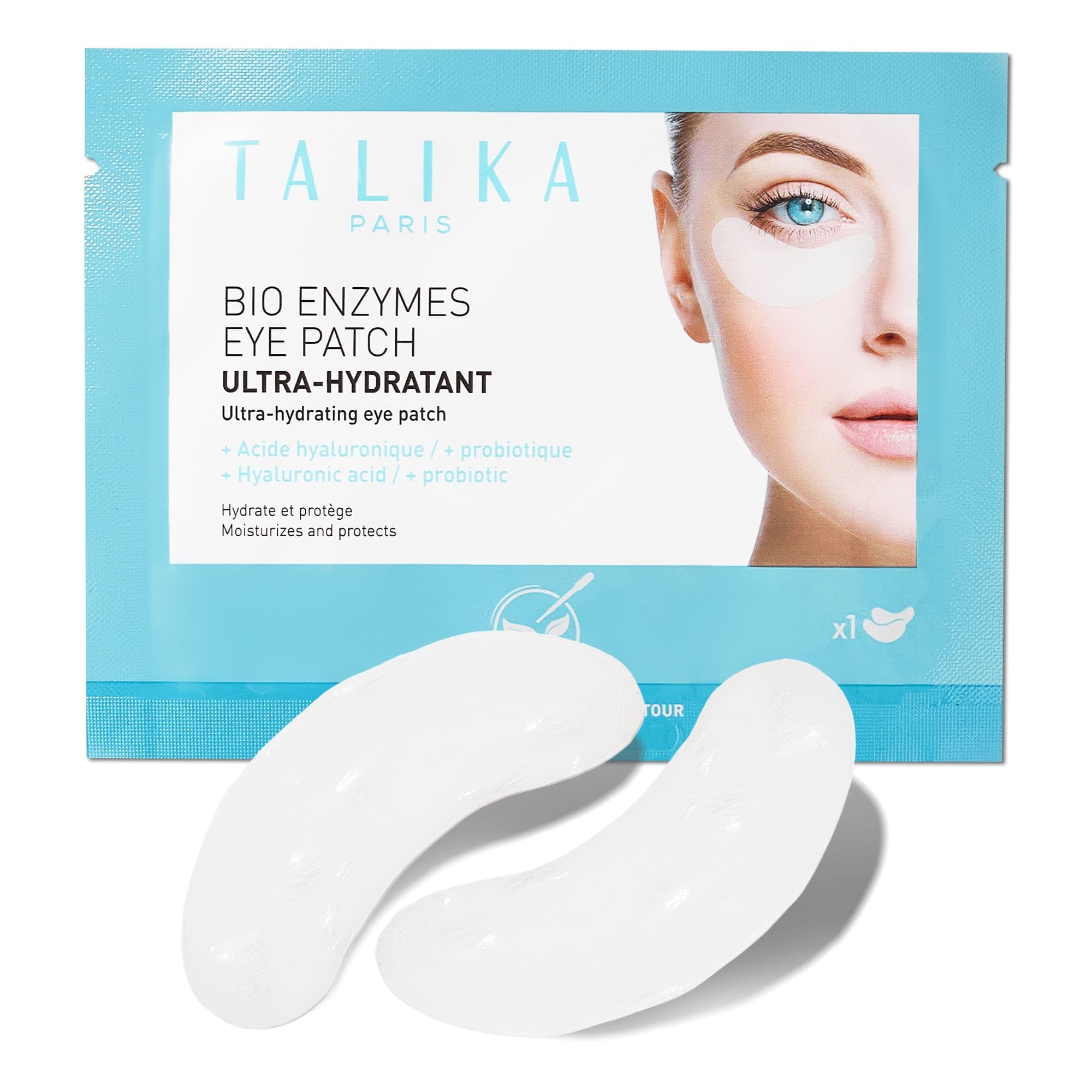 Talika Bio Enzymes Eye Patch – Ultra-Moisturising Under Eye Mask 1 Pair
