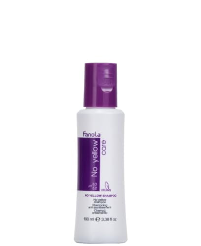 Fanola No Yellow Shampoo 350ml (x2) – Anti-Brass Purple Toner for Blondes