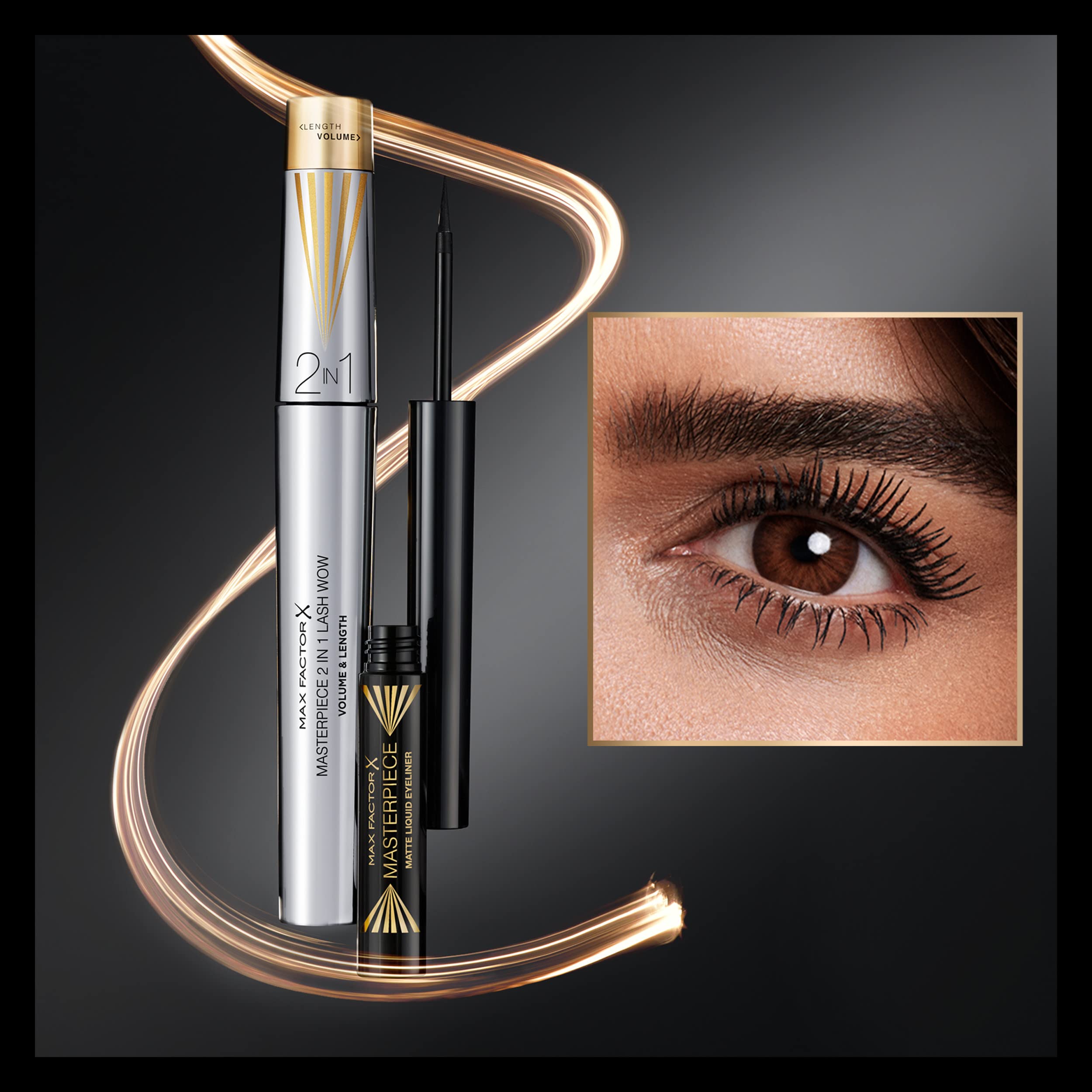 Max Factor Masterpiece Matte Liquid Eyeliner - Bold Black Precision, 12-Hour Wear