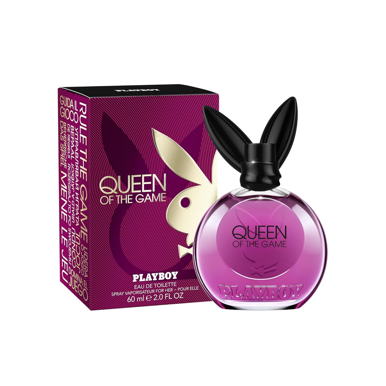 Playboy Queen of the Game Eau de Toilette 60ml – Oriental Vanilla Scent for Women