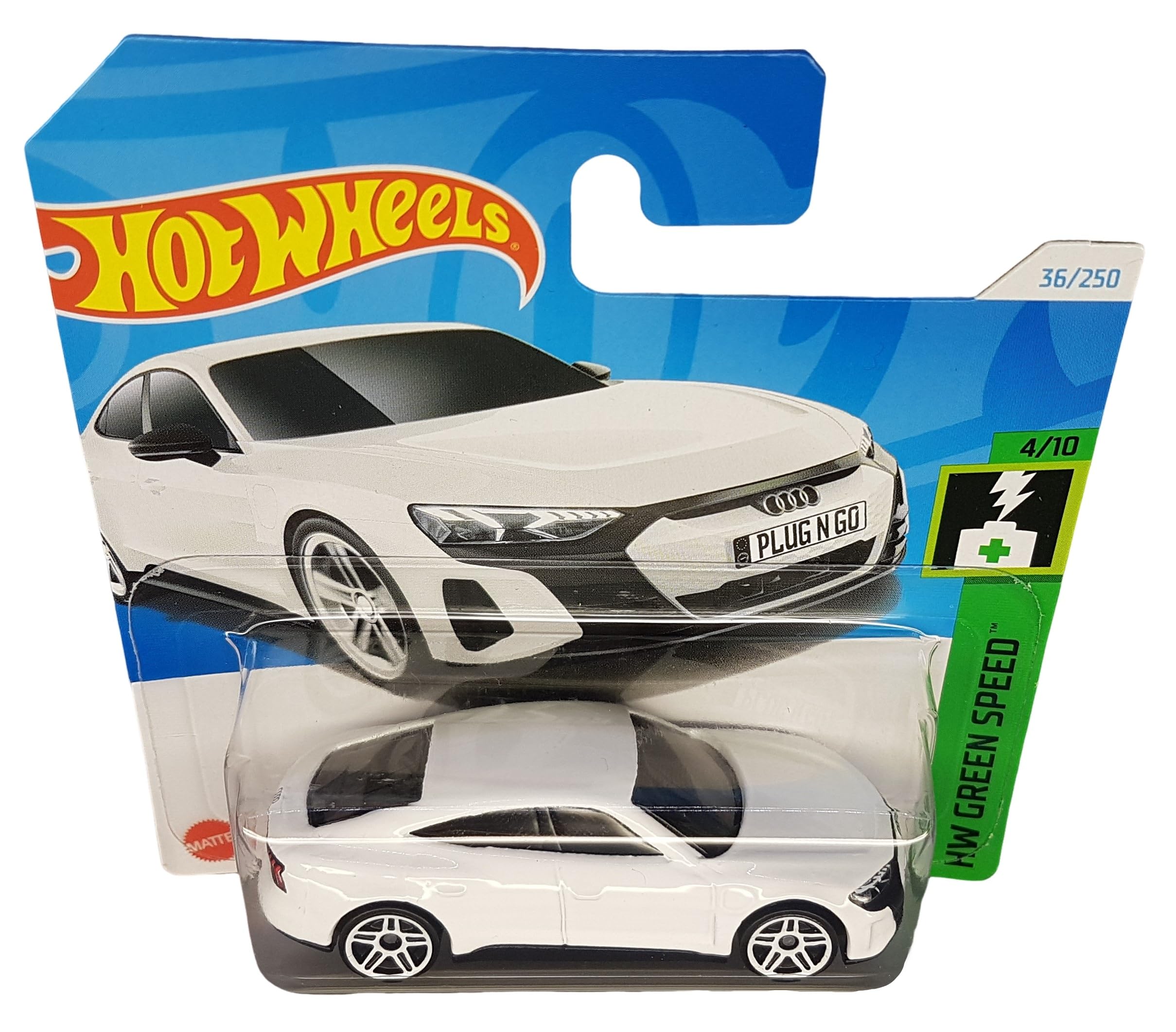 Hot Wheels Audi RS E-Tron GT Short Card – HW Green Speed 4/10 HTB81