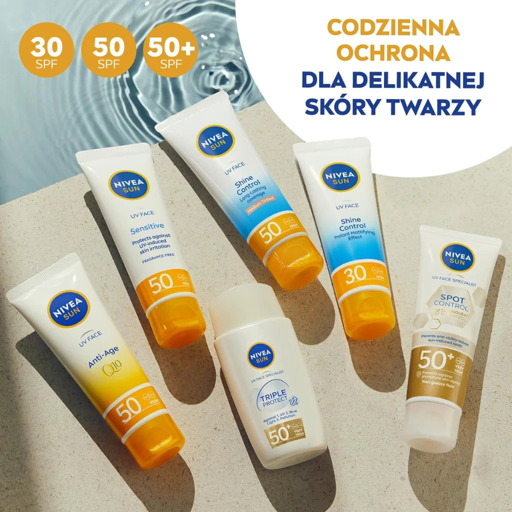 Nivea Sun UV Face Light Moisturizing Facial Sunscreen SPF 30 50ml