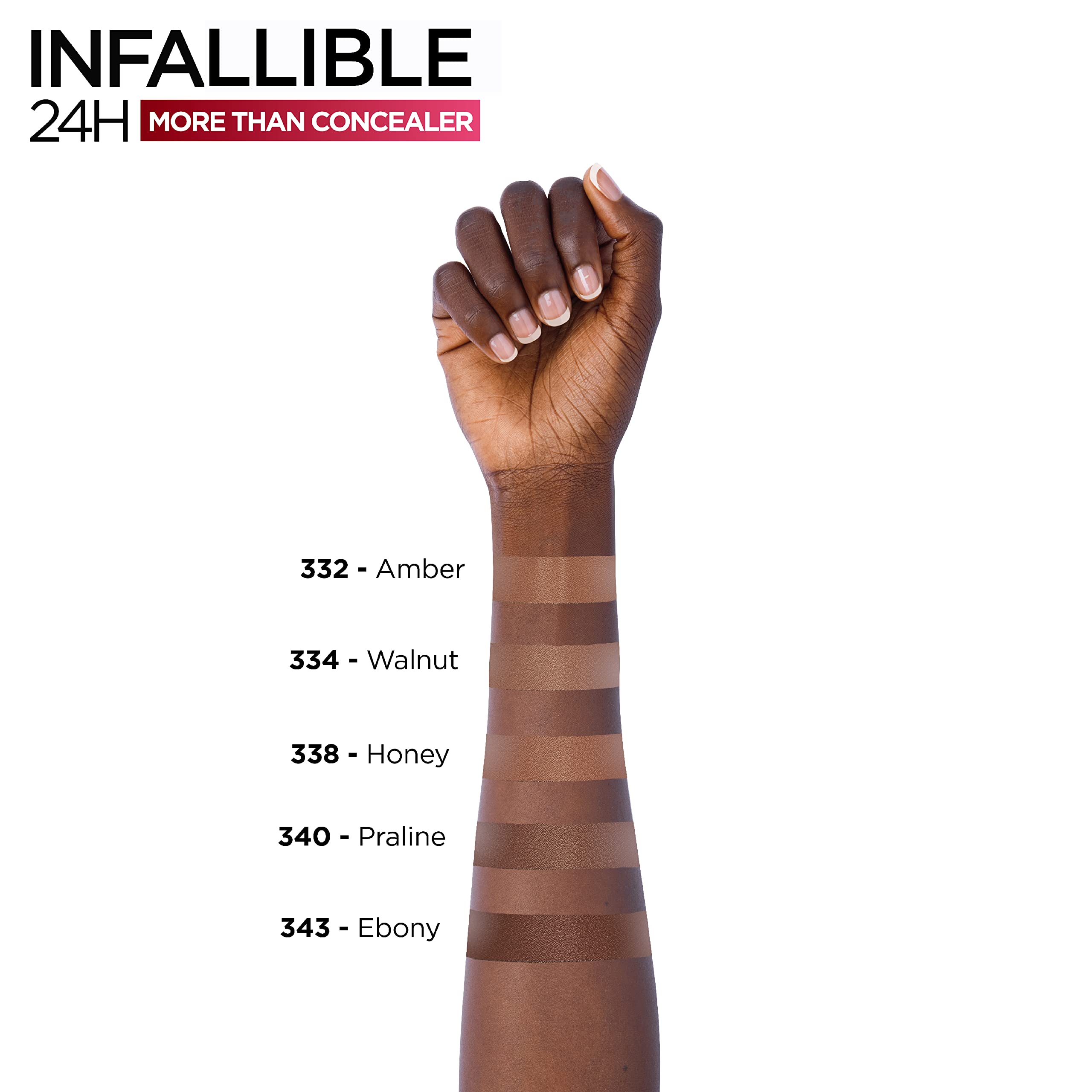 L'Oréal Paris Infallible Concealer Matte – Full-Coverage Vitamin C Formula
