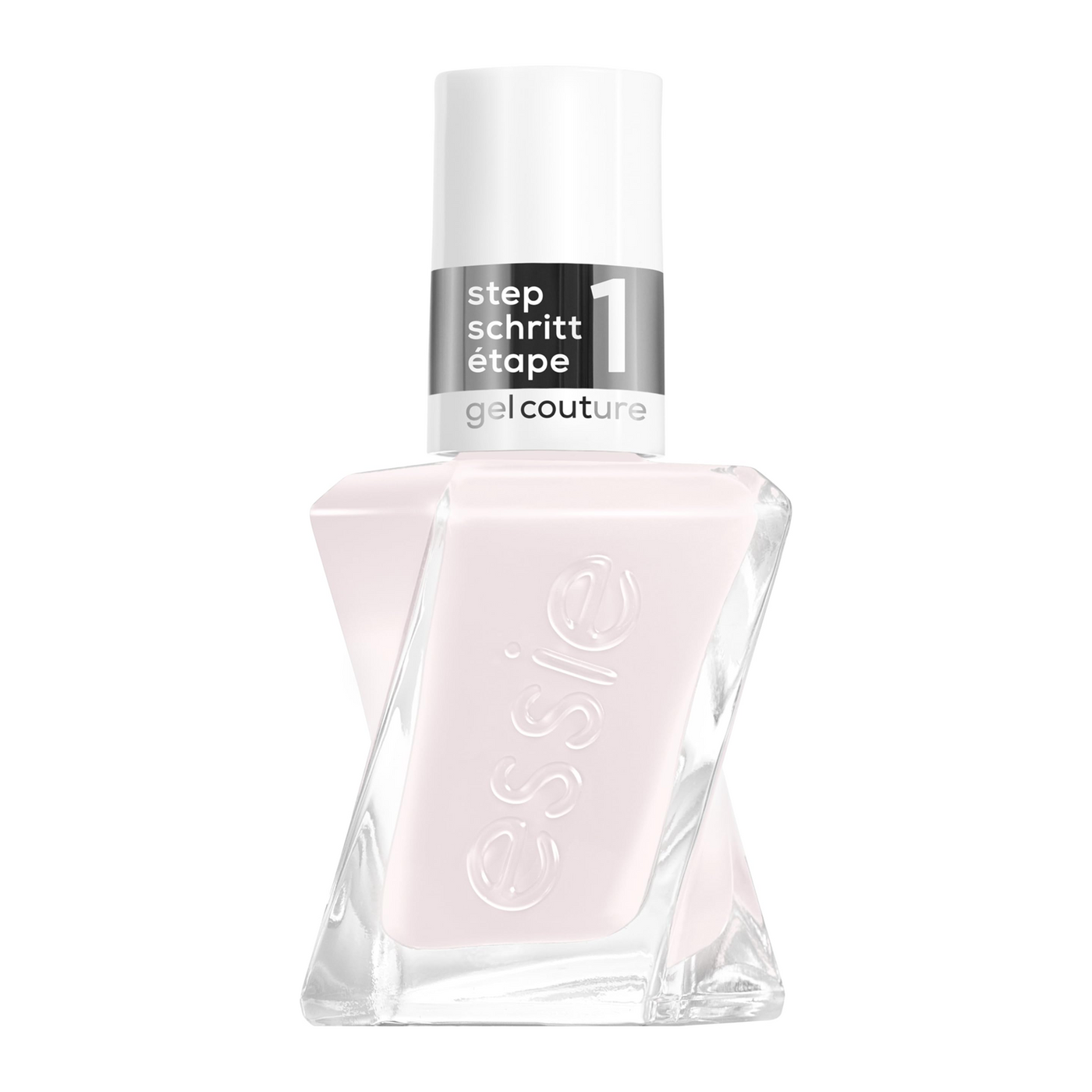 Essie Gel Couture Nail Polish | Alabaster White With Pink Undertones | Longwear Gel-Like Finish