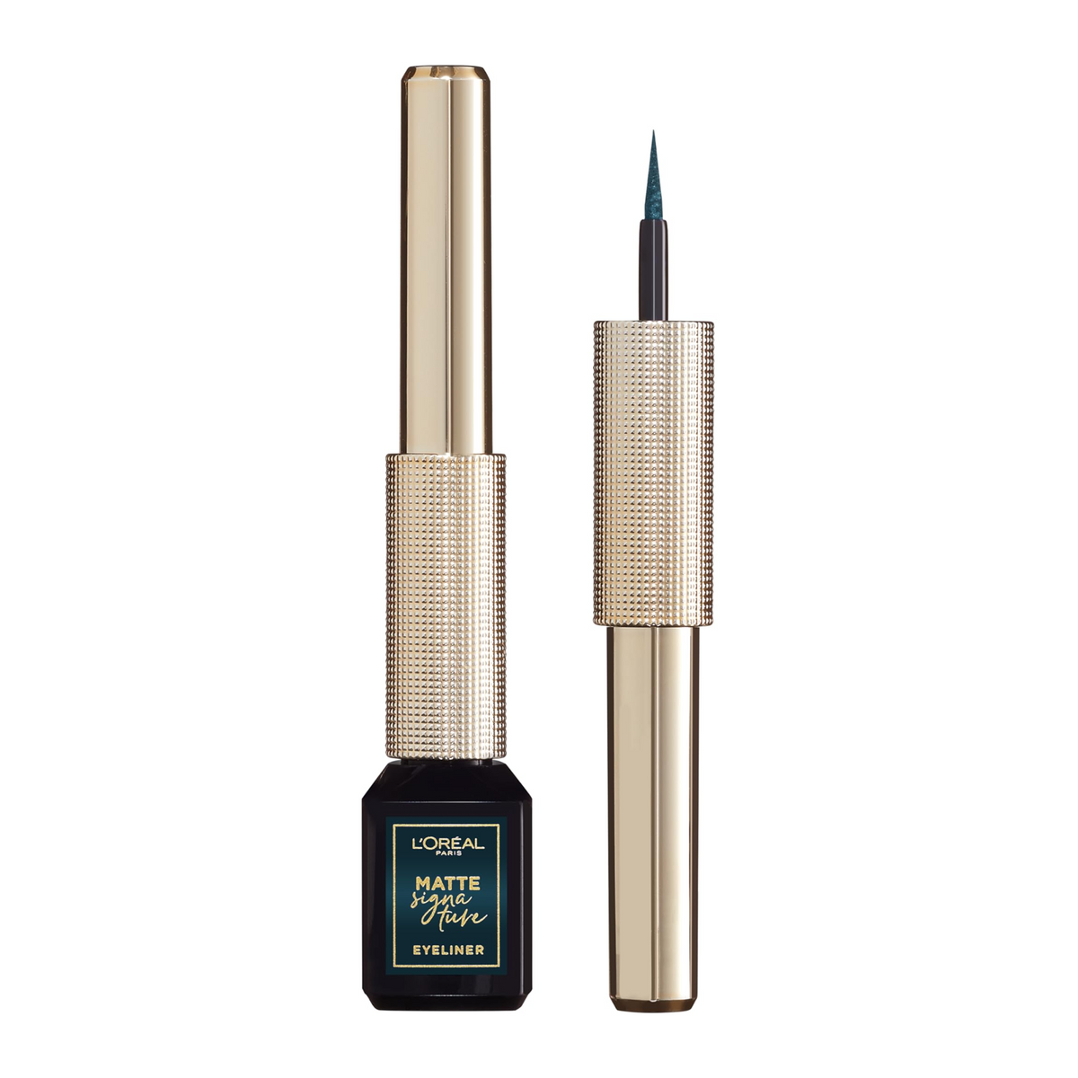 L'Oreal Paris Matte Signature Liquid Eyeliner - Bold Green, Precise Application