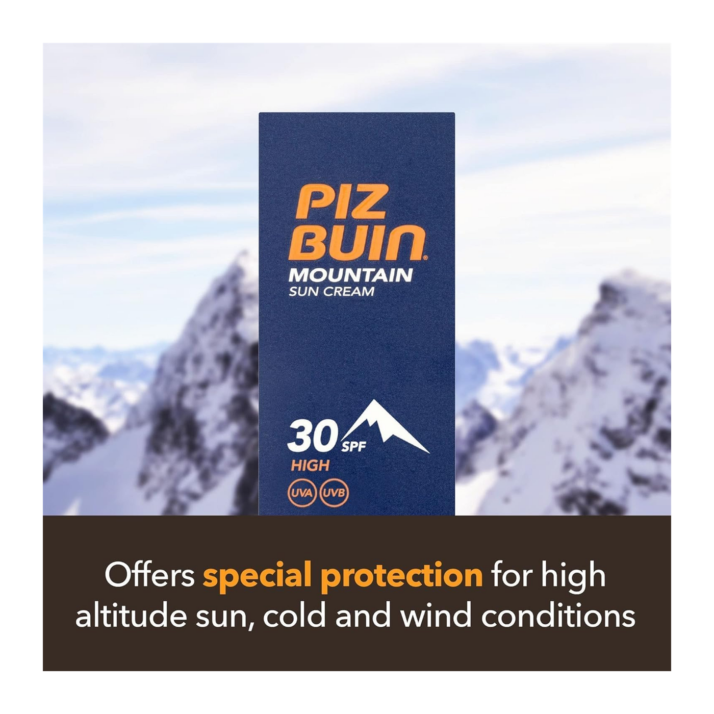 Piz Buin Mountain Face Suncream SPF 50+ and Lipstick SPF 30 2-in-1 (20ml)