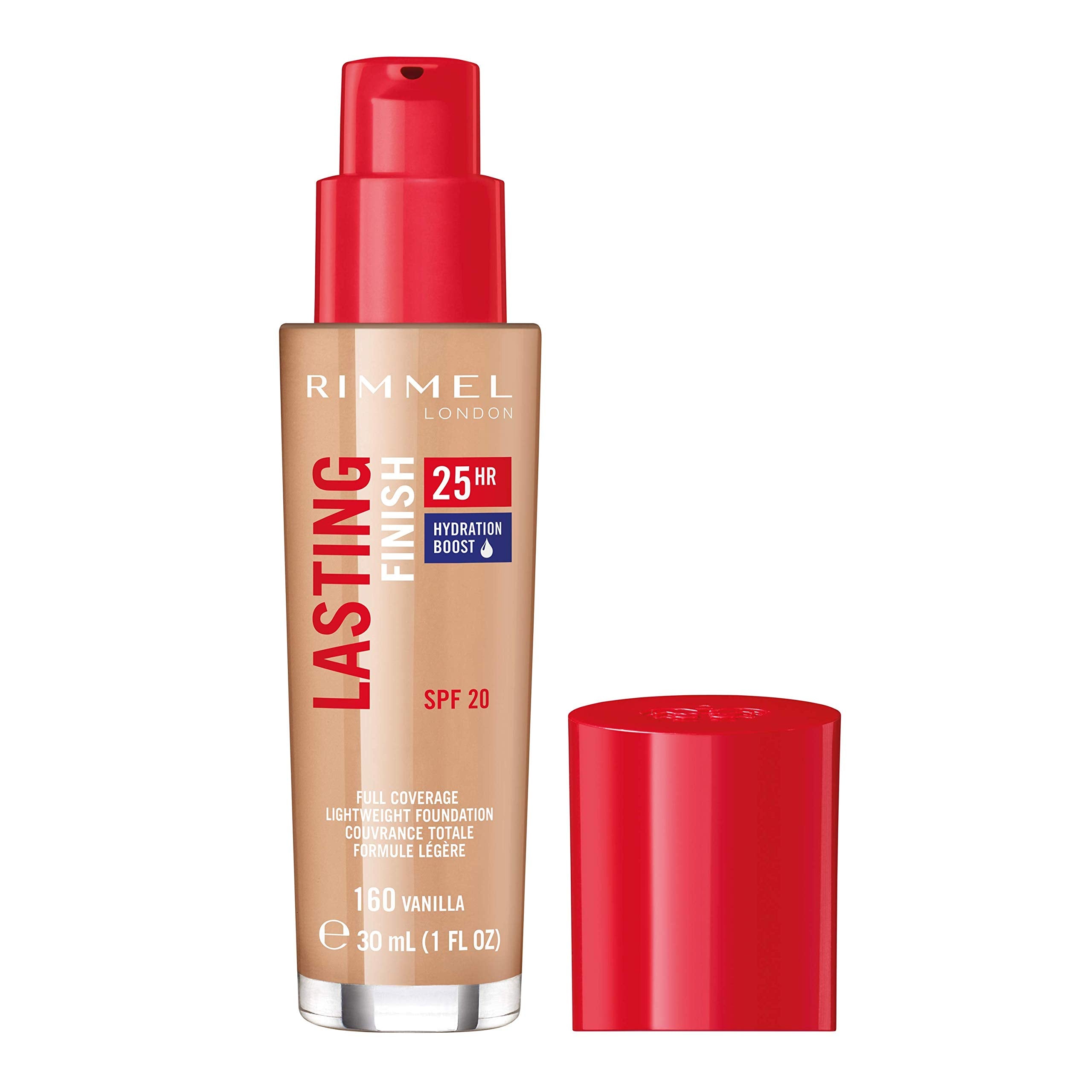Rimmel Lasting Finish 25H Foundation 30ml – Sweat, Heat & Transfer-Proof