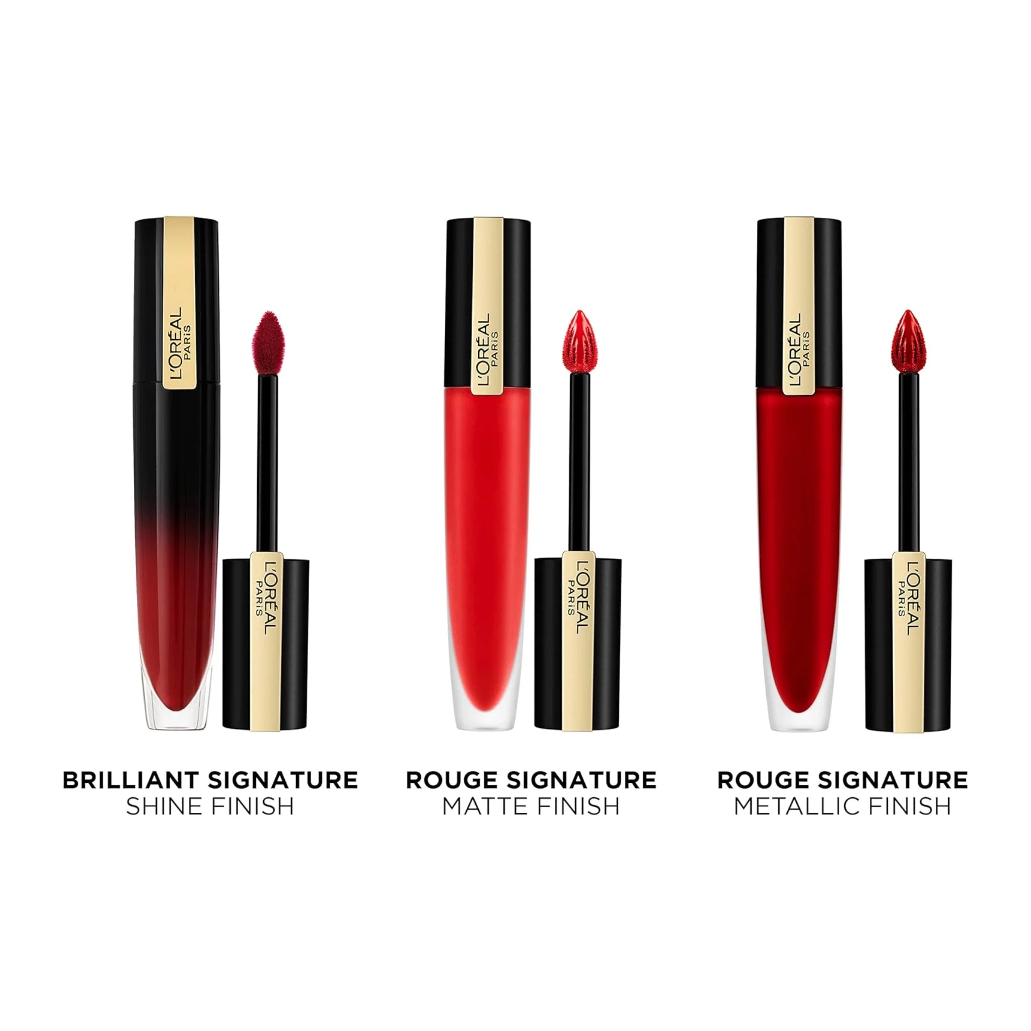 L'Oréal Rouge Signature Matte Lipstick – Lightweight 24H Longwear Colour