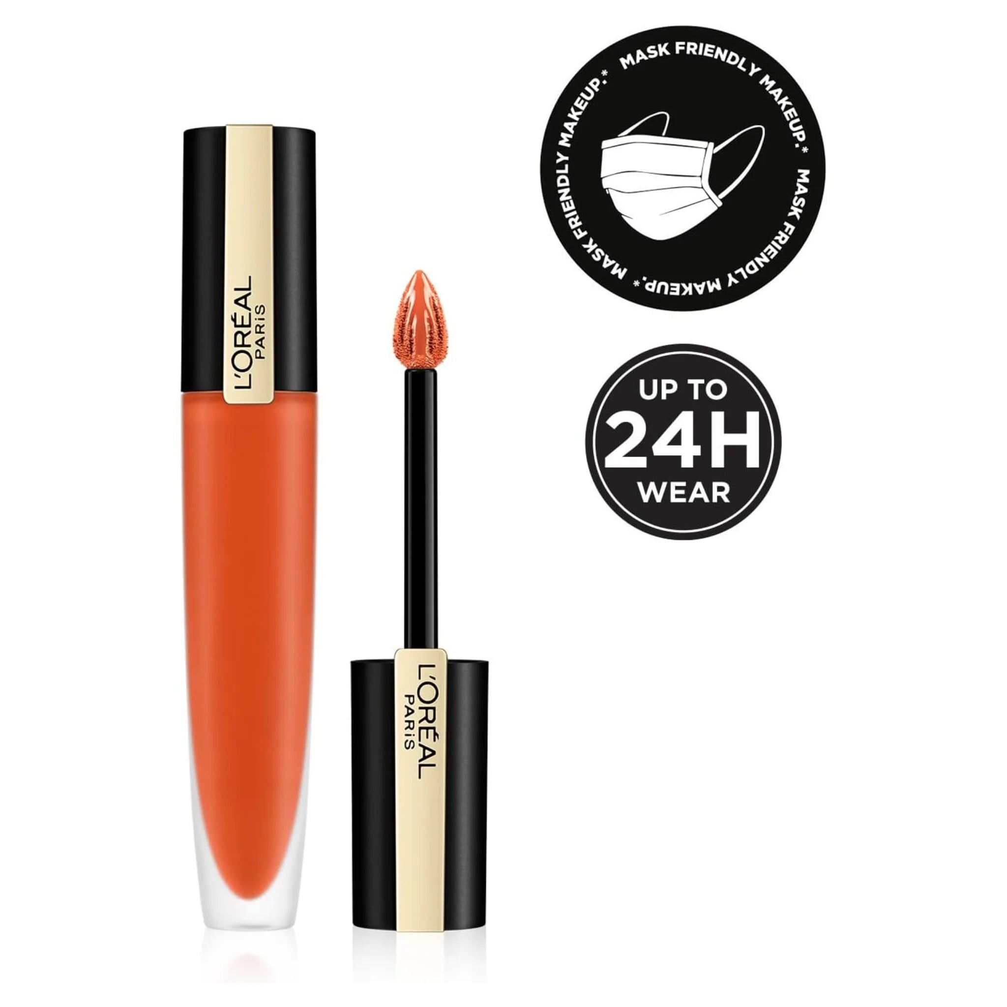 L'Oréal Rouge Signature Matte Lipstick – Lightweight 24H Longwear Colour