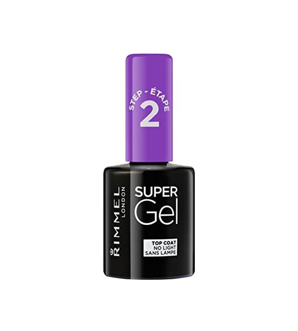 Rimmel London Super Gel Top Coat: Salon Shine & 2-Week Wear At Home