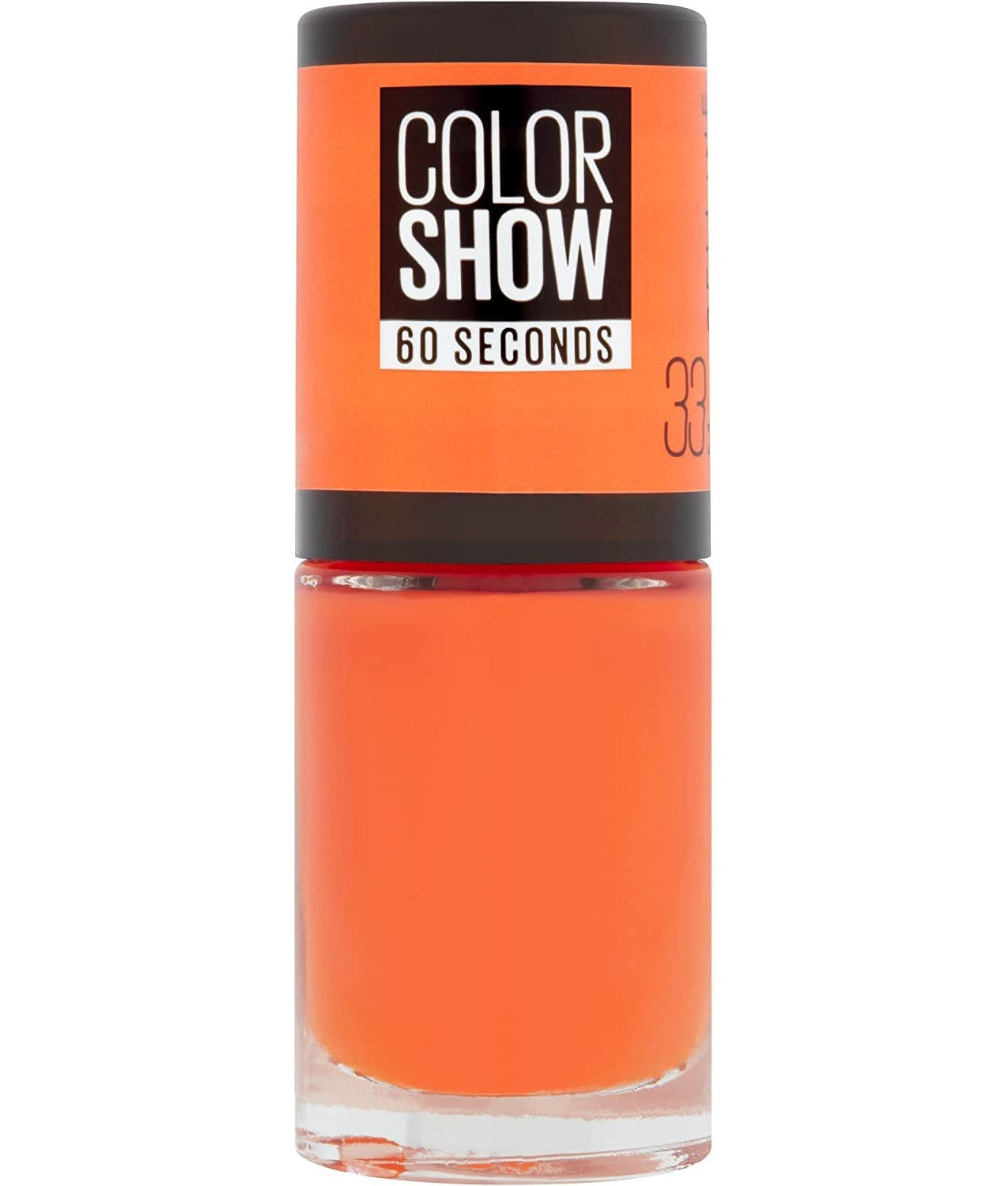 Color Show Nail Polish - 33 Lux Lobster | Bold Color, Quick Dry Gel Formula