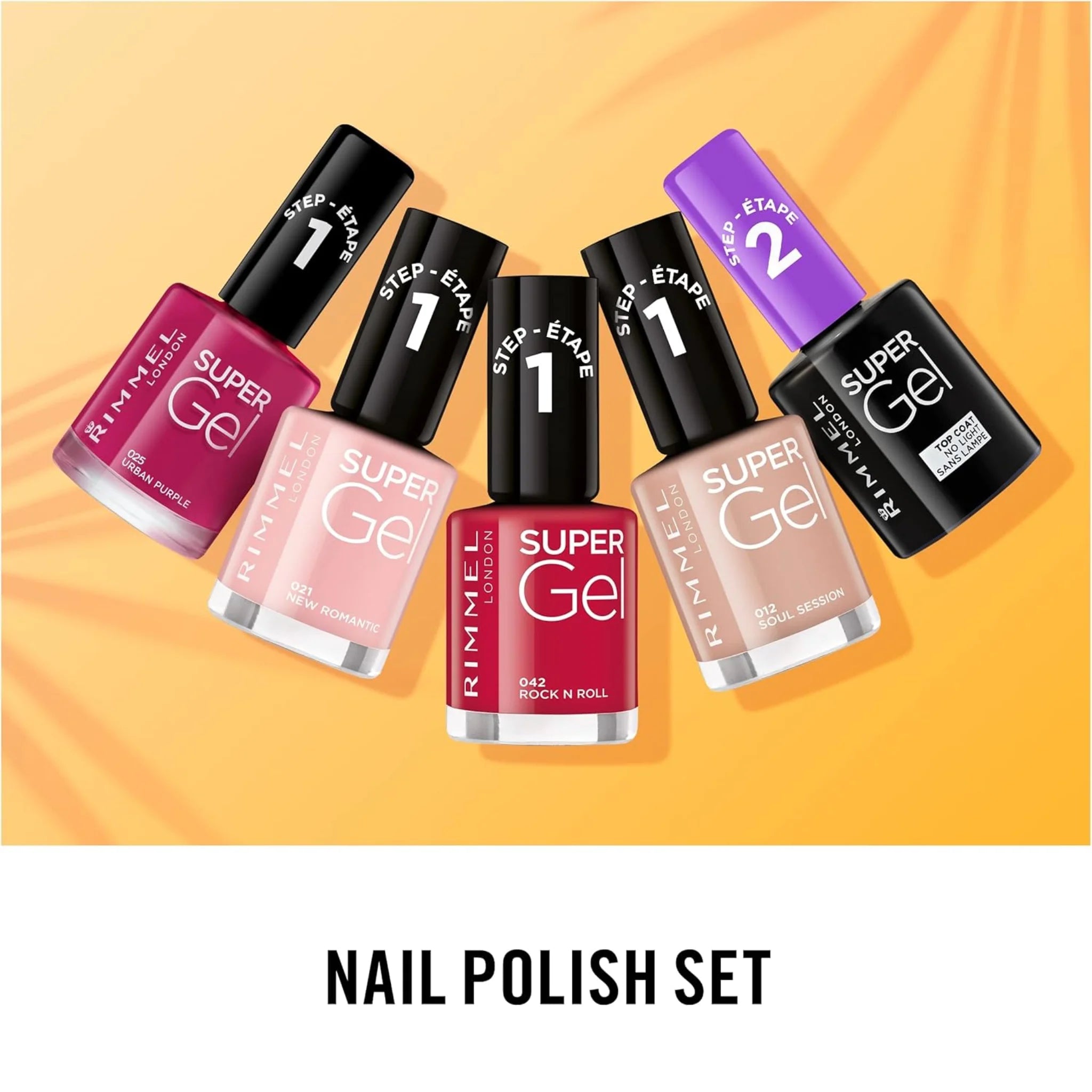 Rimmel Super Gel Top Coat Nail Polish 12ml – No UV Lamp Needed