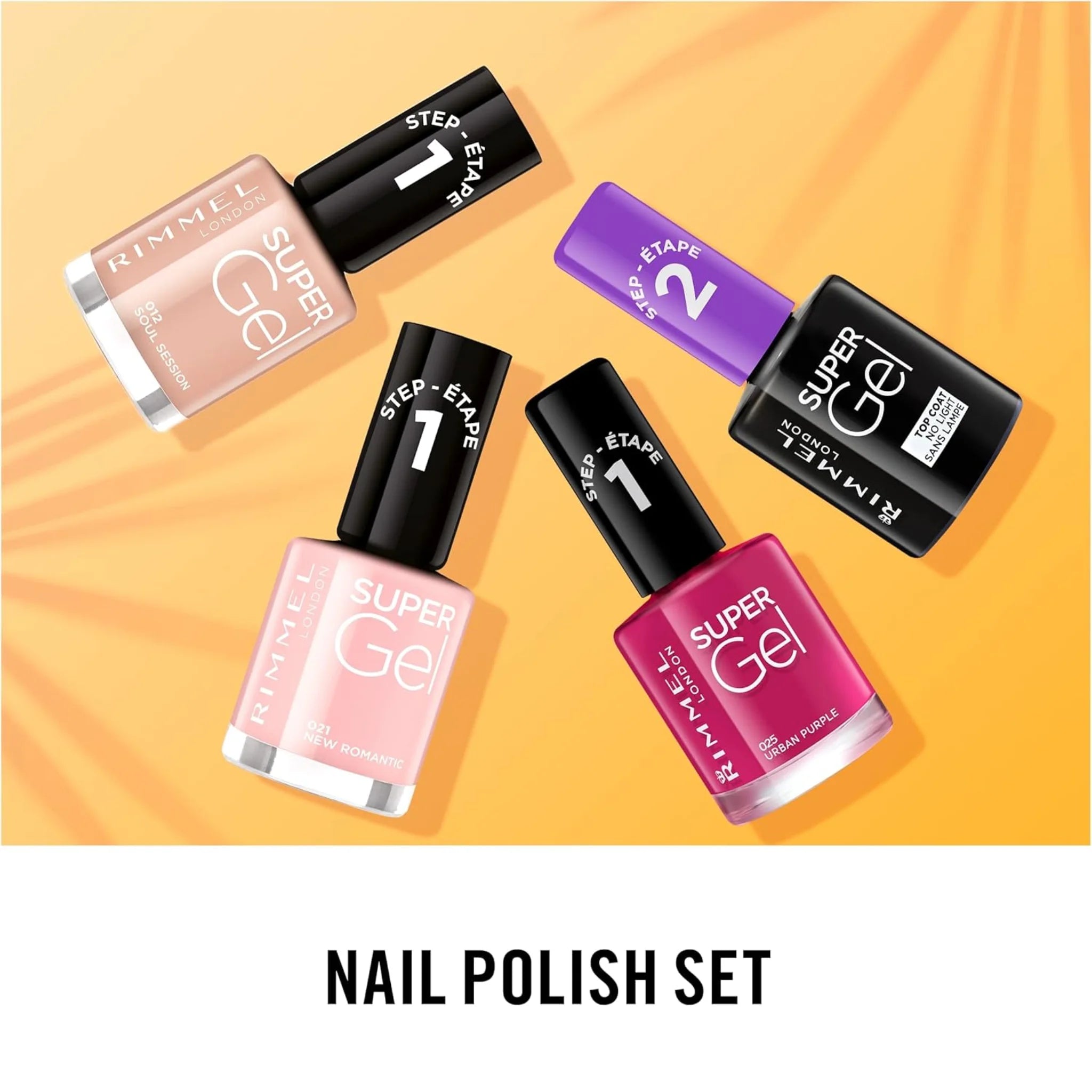Rimmel Super Gel Top Coat Nail Polish 12ml – No UV Lamp Needed