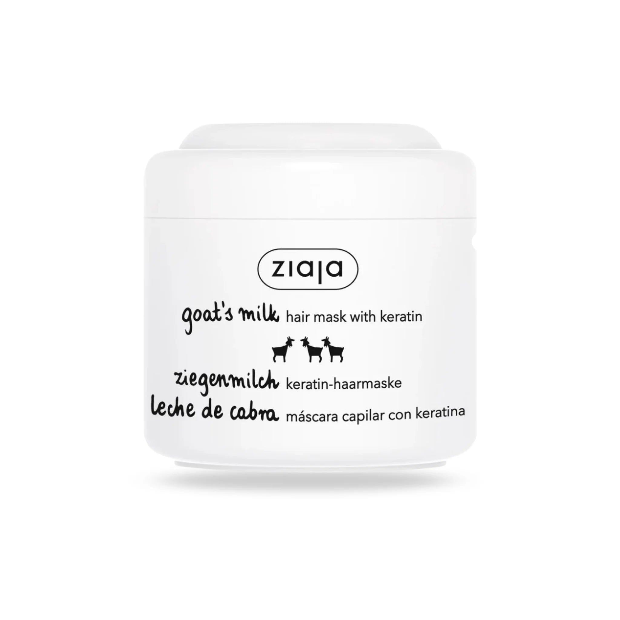 Ziaja Goat's Milk Hair Mask 200ml – Nourishing Repair for Dry Damaged Hair