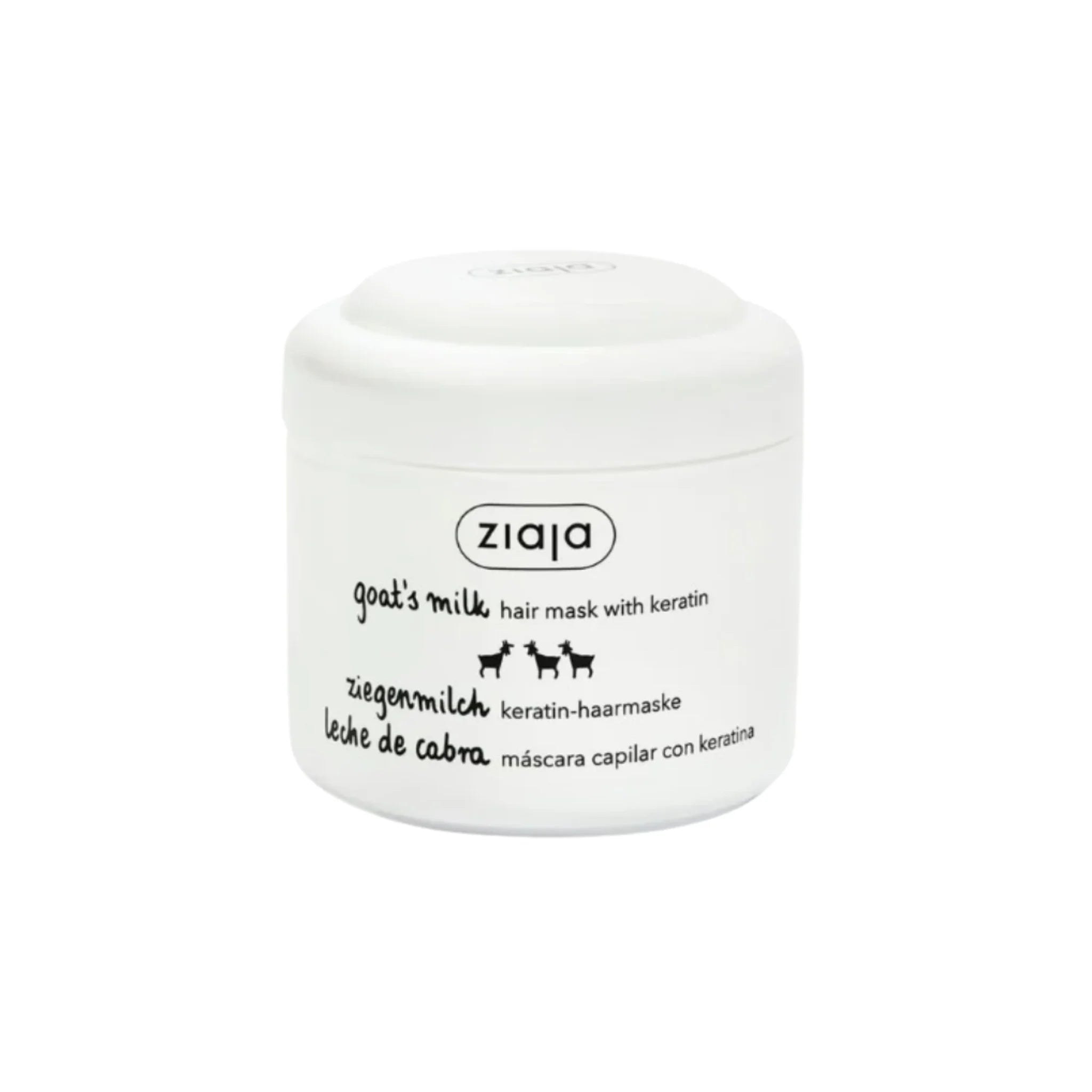 Ziaja Goat's Milk Hair Mask 200ml – Nourishing Repair for Dry Damaged Hair