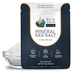 Baja Gold Mineral Sea Salt: Unrefined, Rich Taste for Healthier Cooking