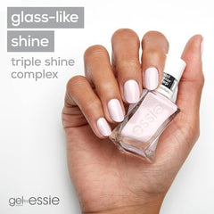 Essie Gel Couture Nail Polish | Alabaster White With Pink Undertones | Longwear Gel-Like Finish