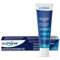 OraNurse Unflavoured Toothpaste for Sensitive Mouths - Gentle & SLS Free