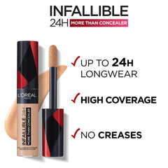 L'Oréal Paris Infallible Concealer Matte – Full-Coverage Vitamin C Formula