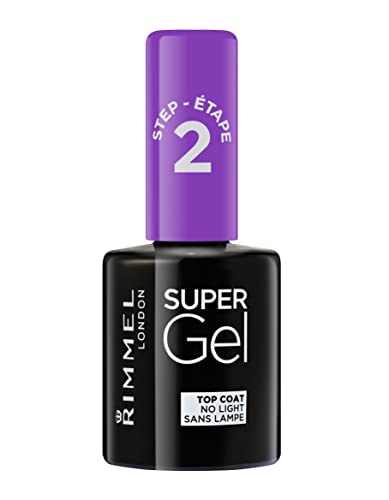 Rimmel Super Gel Top Coat Nail Polish 12ml – No UV Lamp Needed