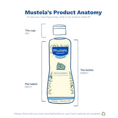 Mustela Gentle Baby Shampoo - Tear-Free, Avocado Extract for Soft Hair