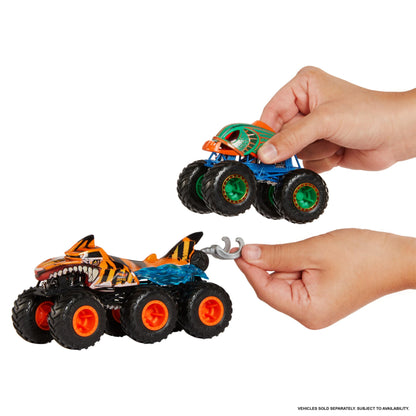 Hot Wheels Monster Trucks Big Rigs 1:64 Scale Truck HWN86 – 6-Wheel Toy