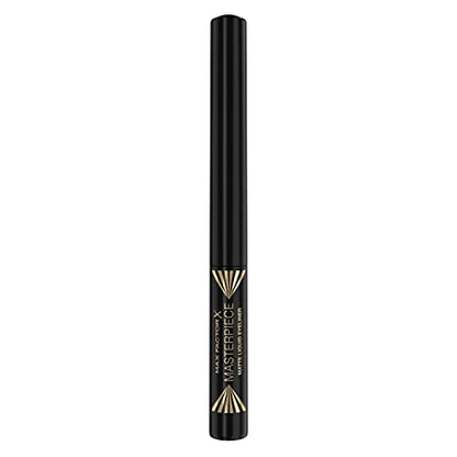 Max Factor Masterpiece Matte Liquid Eyeliner - Bold Black Precision, 12-Hour Wear
