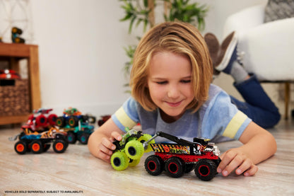 Hot Wheels Monster Trucks Big Rigs 1:64 Scale Truck HWN86 – 6-Wheel Toy
